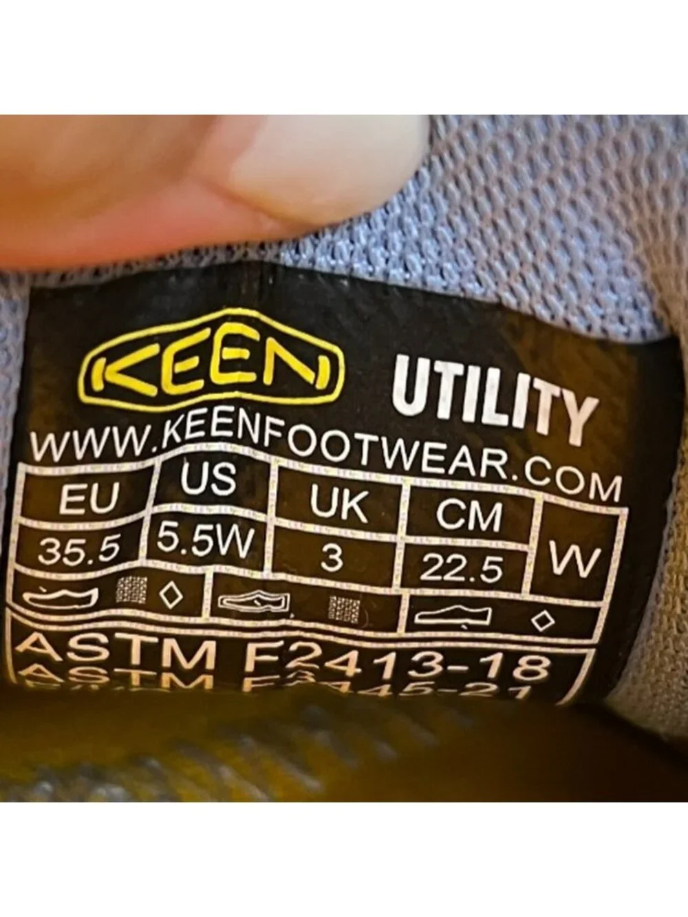 Keen Utility Vista Energy Womens Size 5.5D Black Carbon Toe Safety Work Shoes